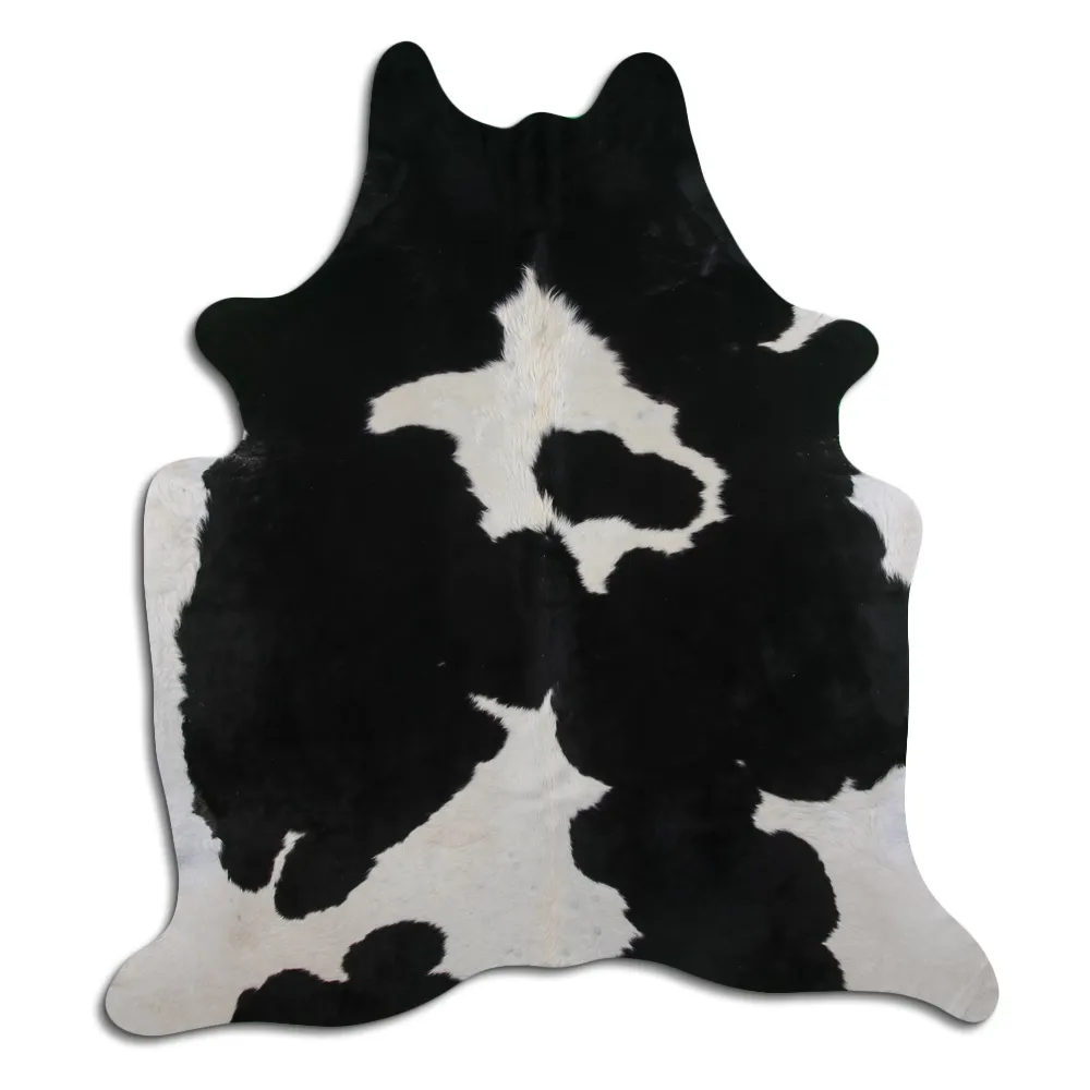Tappeto Pelle Di Mucca - Nero e Bianco 19