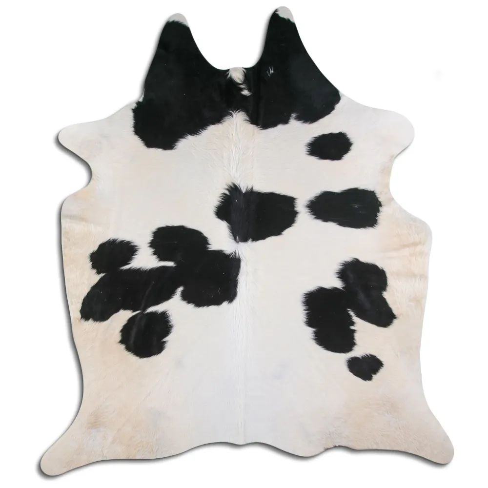 Tappeto Pelle Di Mucca - Nero e Bianco 26