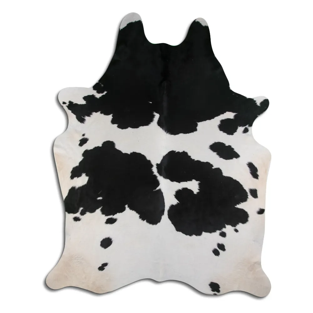 Tappeto Pelle Di Mucca - Nero e Bianco 56
