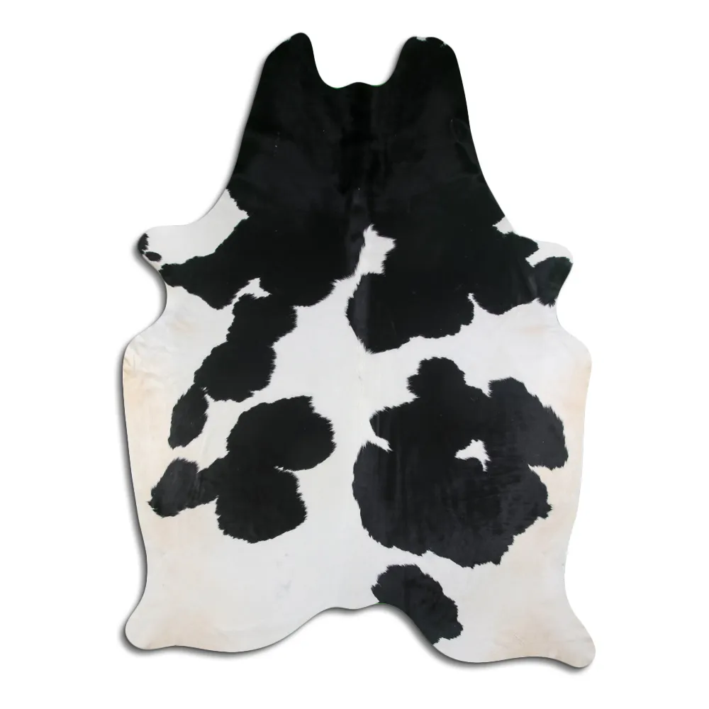 Tappeto Pelle Di Mucca - Nero e Bianco 75