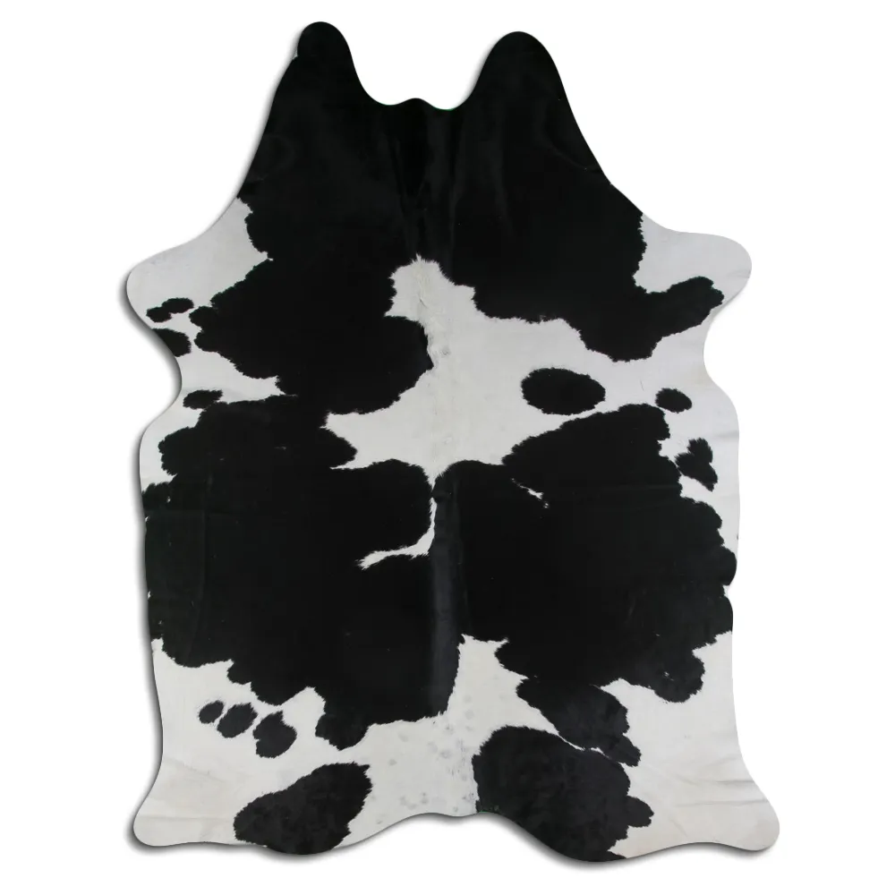 Tappeto Pelle Di Mucca - Nero e Bianco 136