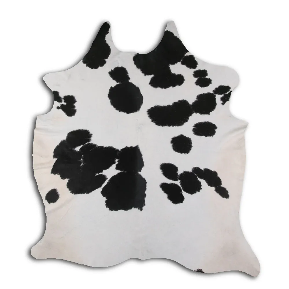 Tappeto Pelle Di Mucca - Nero e Bianco 05