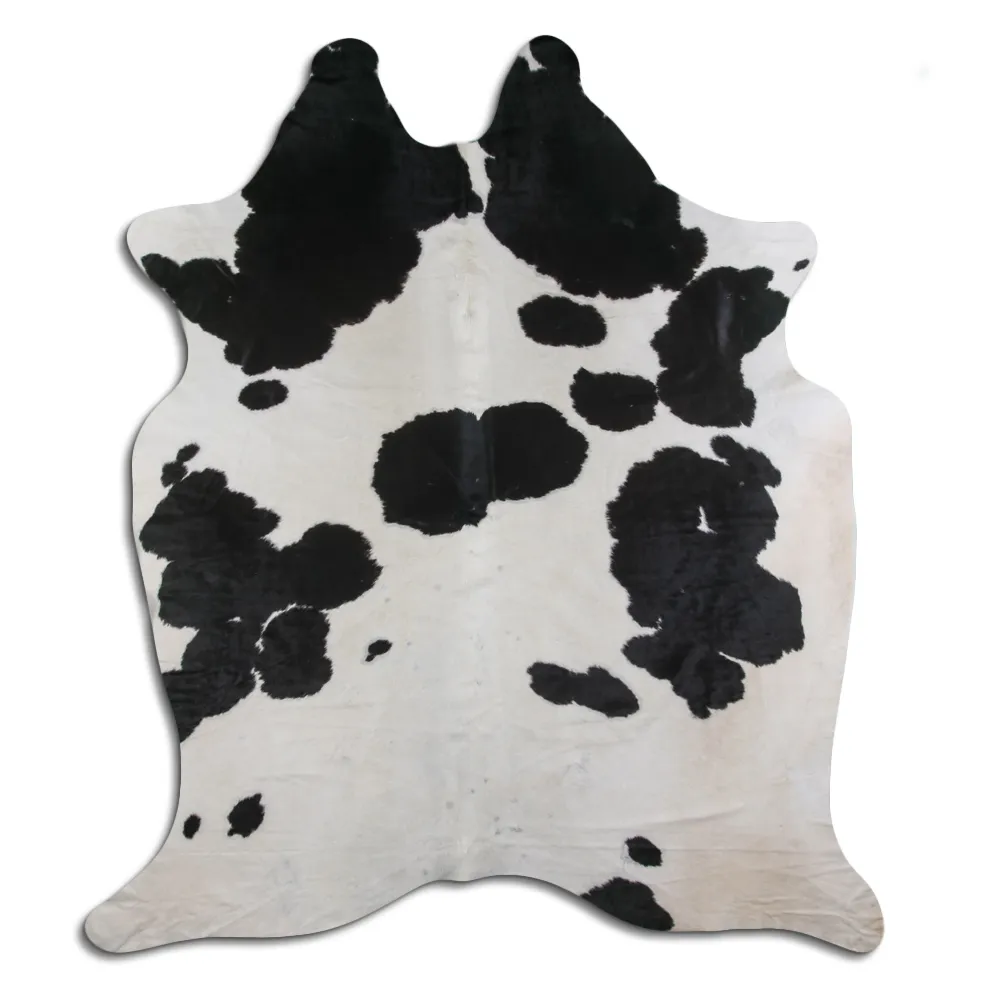 Tappeto Pelle Di Mucca - Nero e Bianco 28