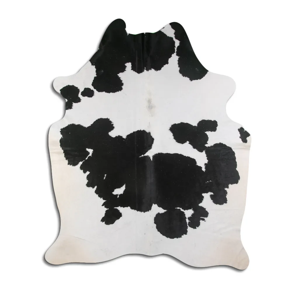 Tappeto Pelle Di Mucca - Nero e Bianco 107