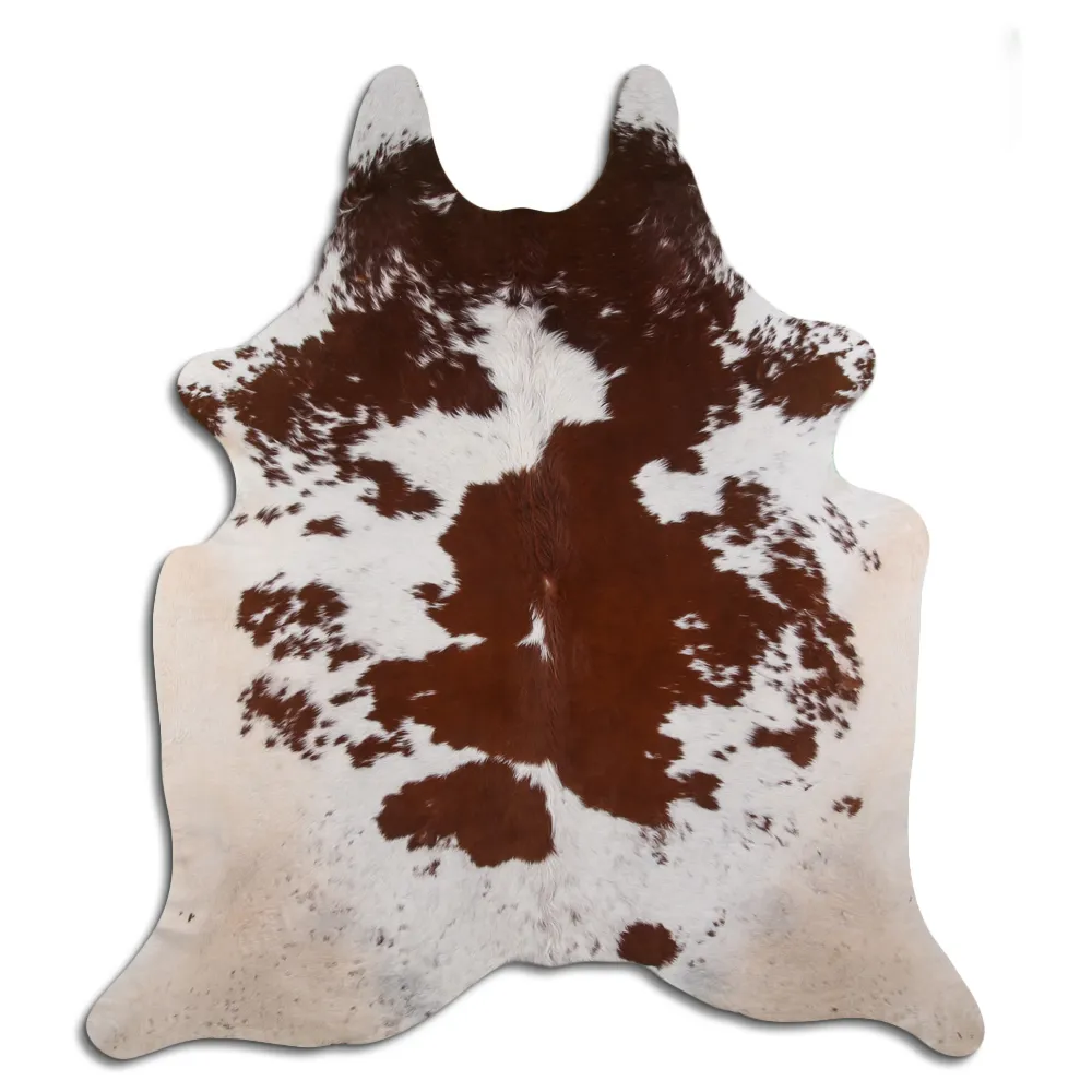 Tappeto Pelle Di Mucca - Marrone e Bianco 65