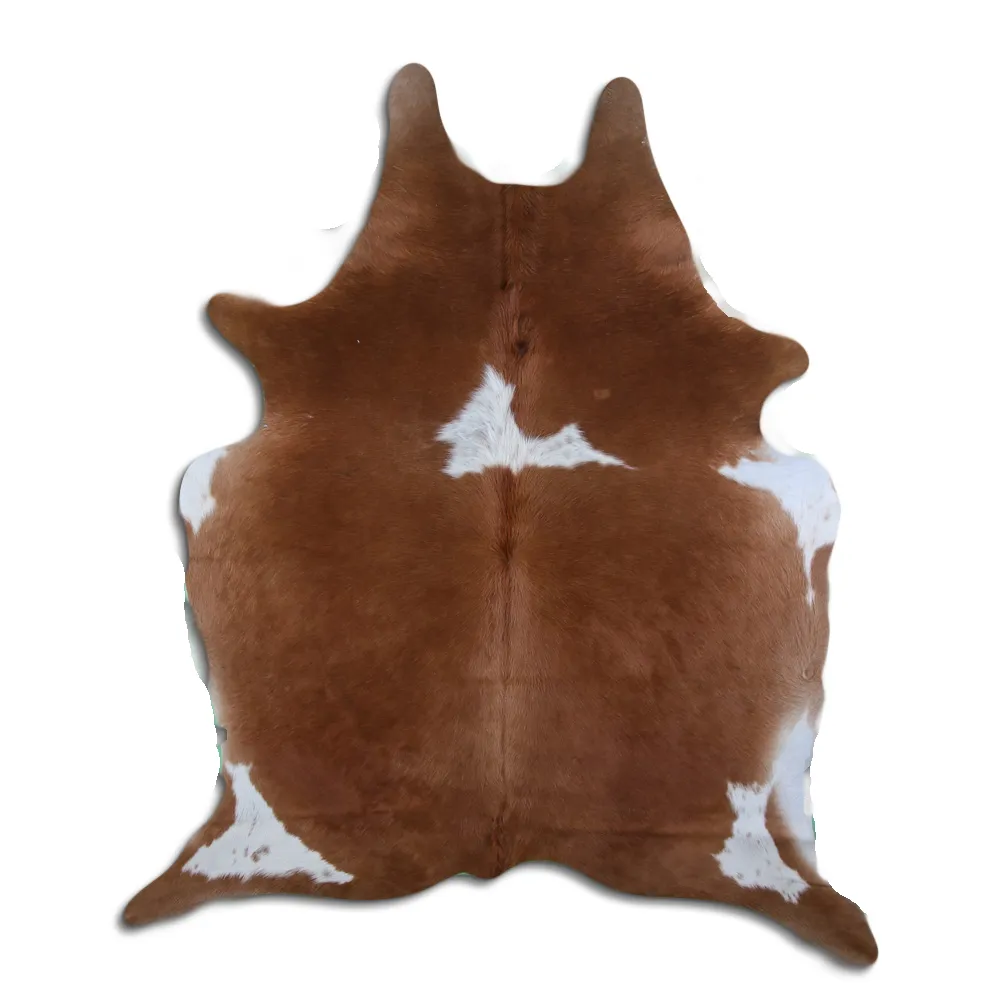 Tappeto Pelle Di Mucca - Marrone e Bianco 69