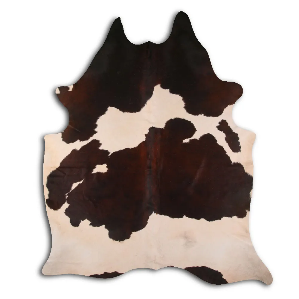 Tappeto Pelle Di Mucca - Marrone e Bianco 31