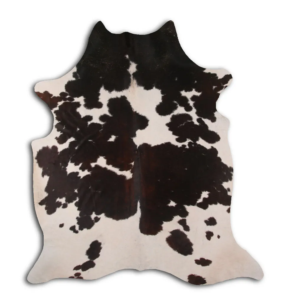 Tappeto Pelle Di Mucca - Marrone e Bianco 45