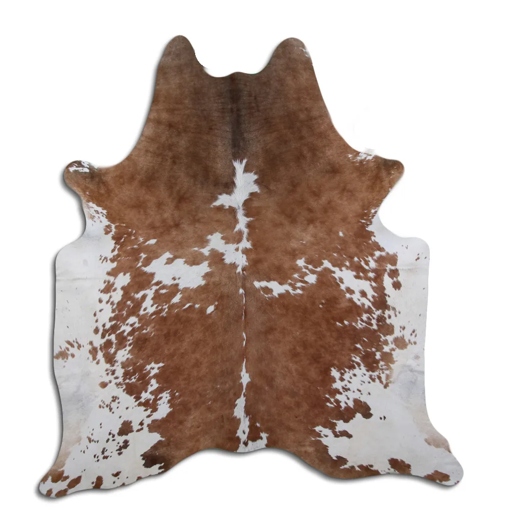 Tappeto Pelle Di Mucca - Marrone e Bianco 77