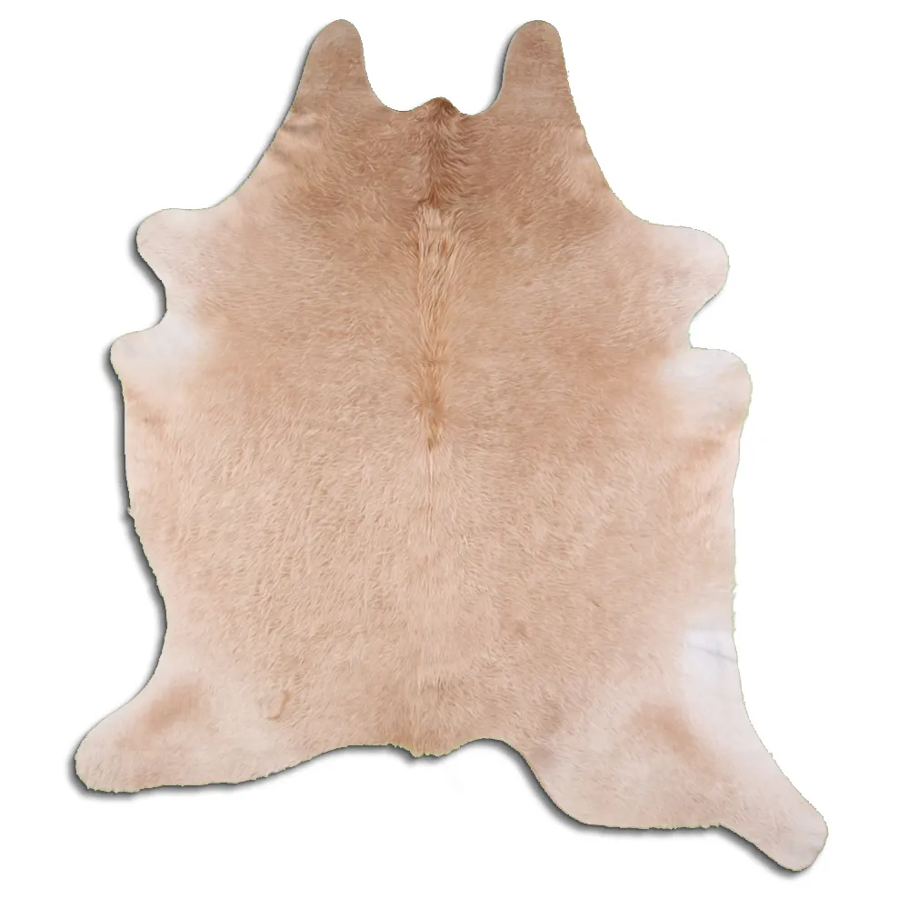 Tappeto Pelle Di Mucca - Beige 391