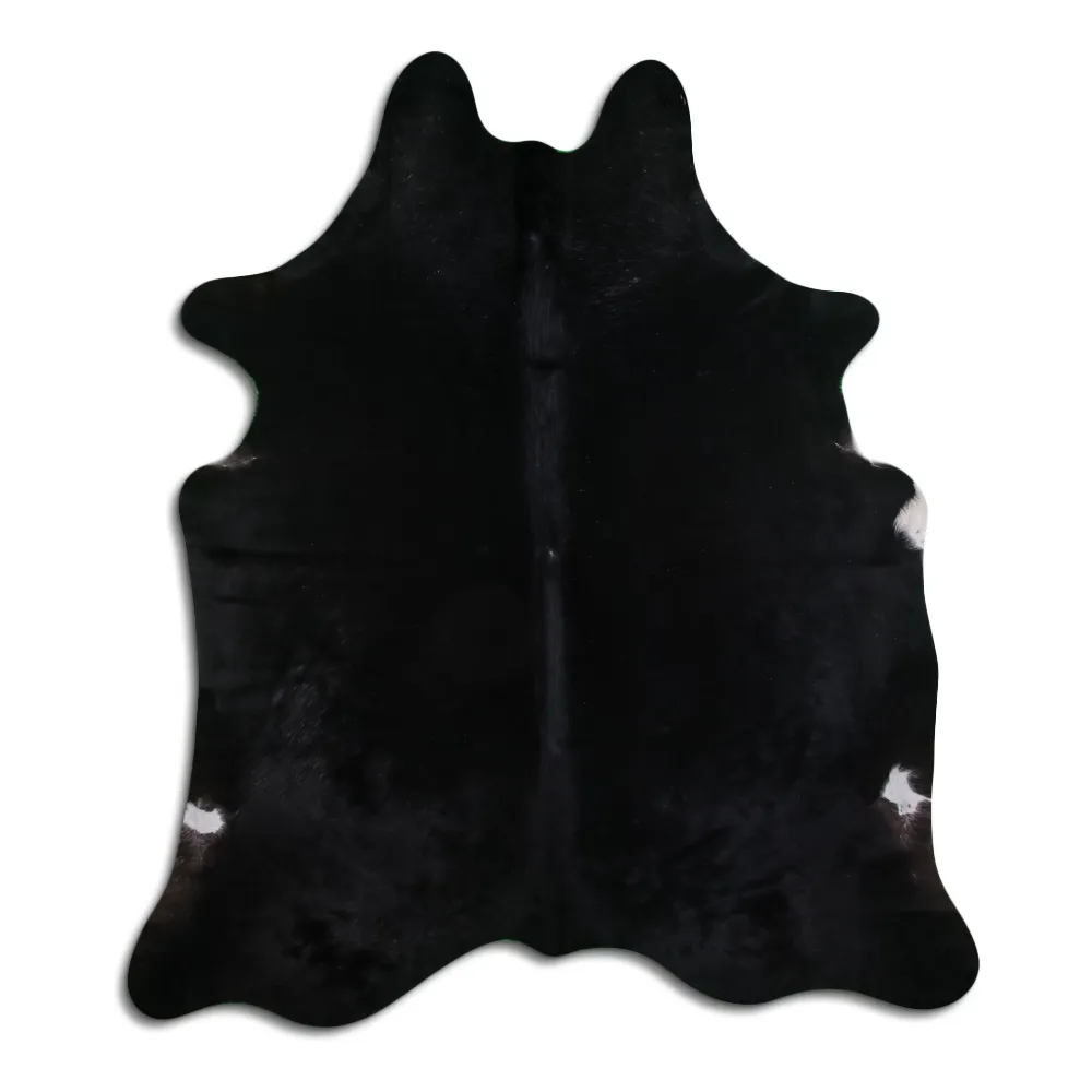 Tappeto Pelle Di Mucca - Nero 14