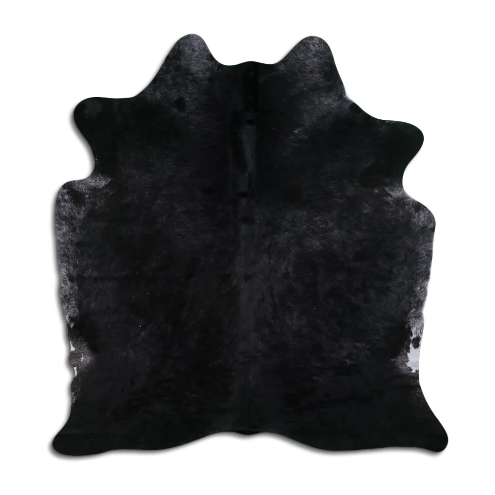 Tappeto Pelle Di Mucca - Nero 43