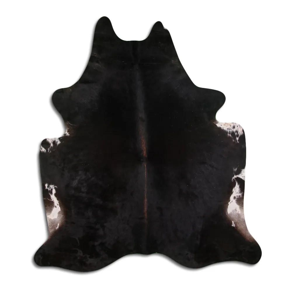 Tappeto Pelle Di Mucca - Nero 39