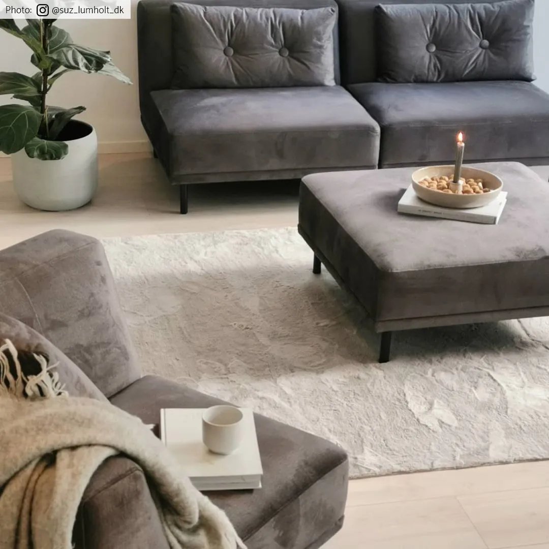 Tappeto A Pelo Lungo - Aranga Super Soft Fur (grigio)