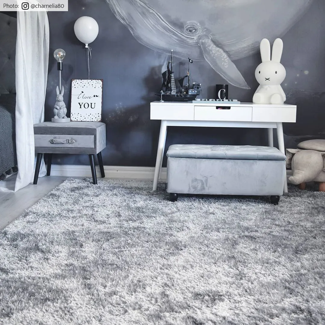 Tappeti rotondi - Cosy (argento)