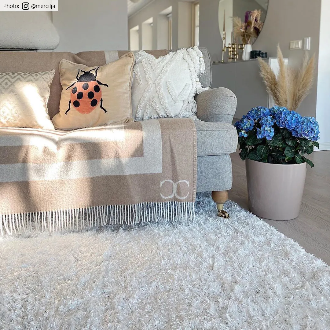 Tappeto A Pelo Lungo - Cosy (bianco)