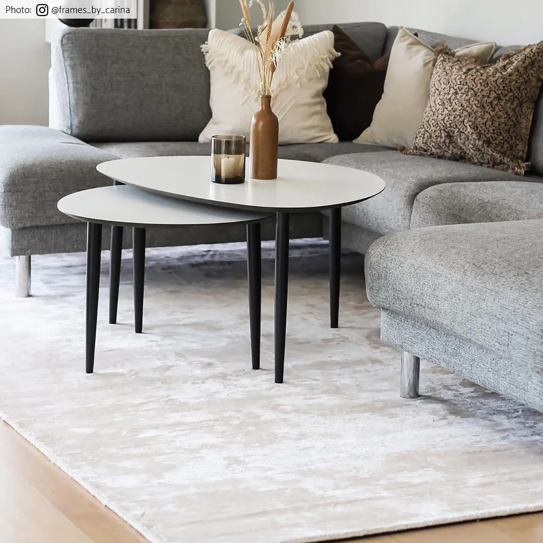 Tappeto rotondo - Jodhpur Special Luxury Edition Viscosa (beige chiaro)