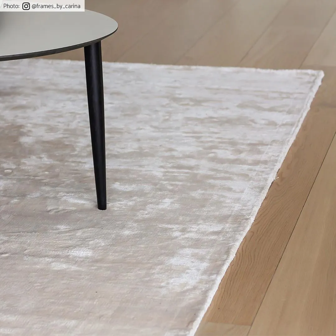 Tappeto rotondo - Jodhpur Special Luxury Edition Viscosa (beige chiaro)