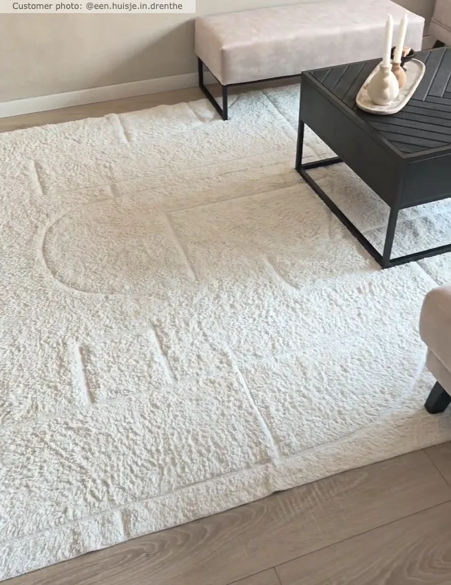 Tappeto A Pelo Lungo - Cremona Natural Cotton Shaggy (offwhite)
