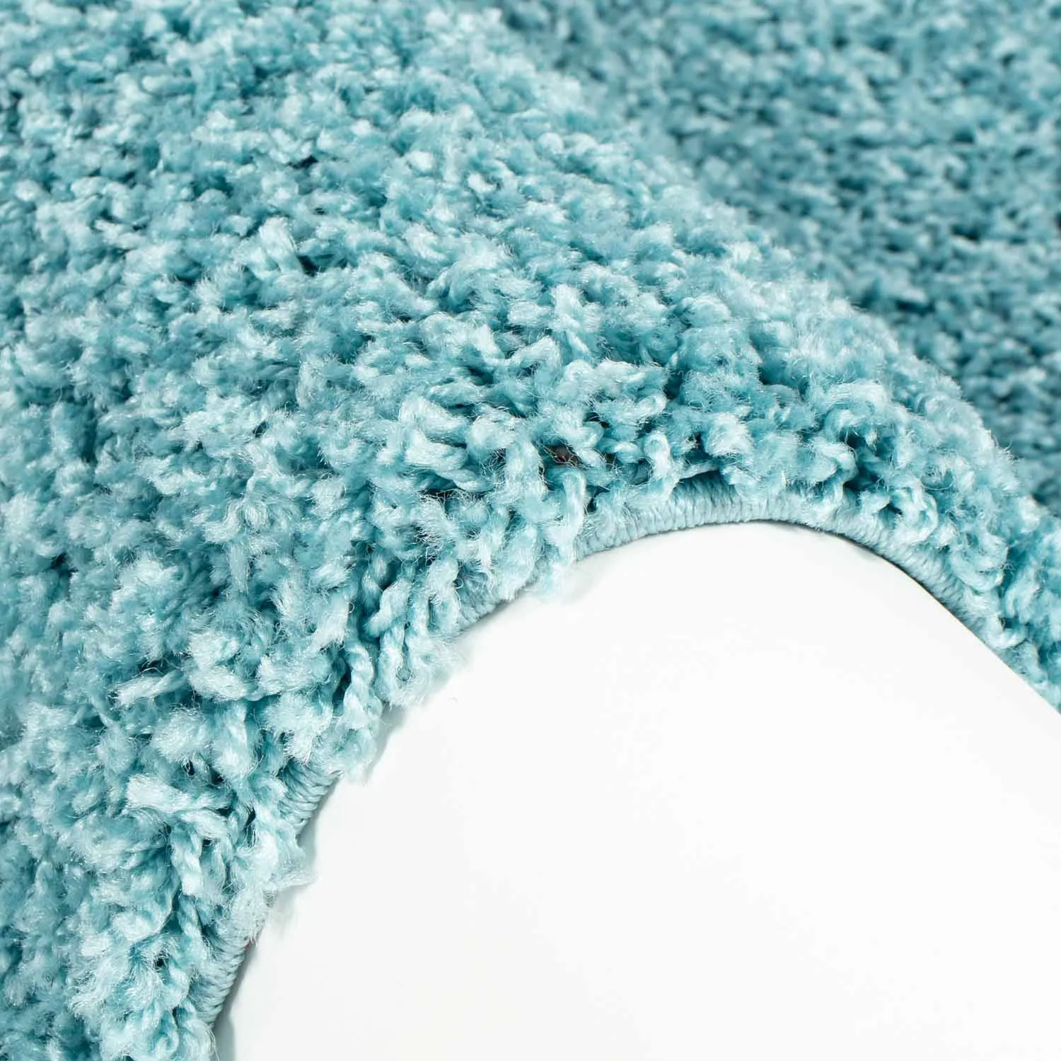 Tappeto A Pelo Lungo - Trim (turchese)