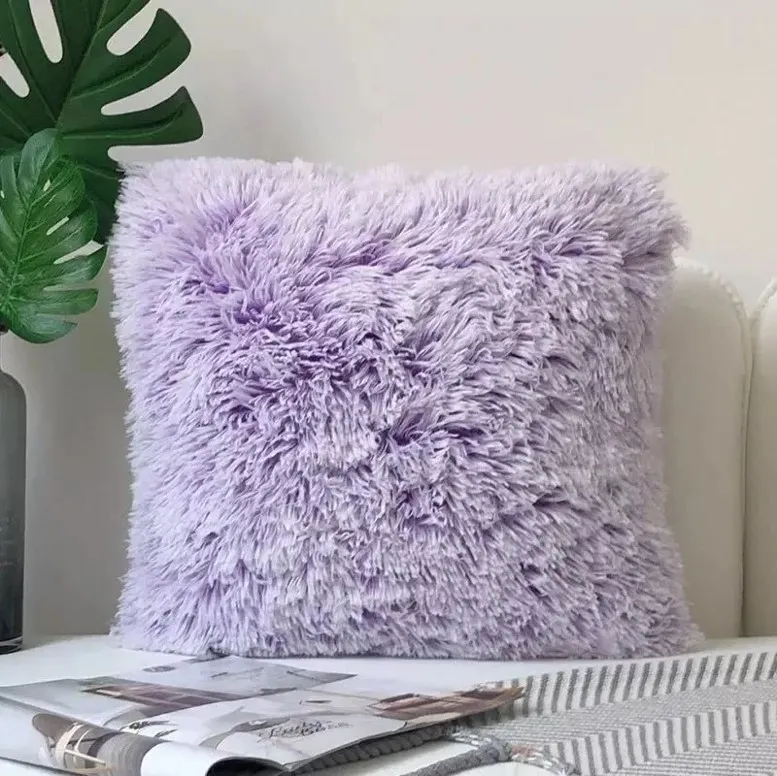 Fodera per cuscino - Fuzzy (viola)