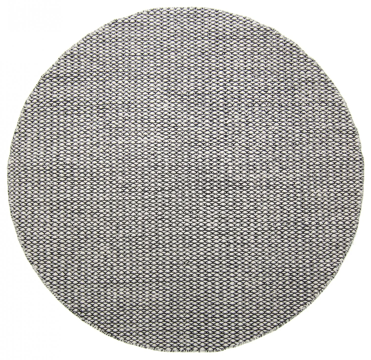 Tappeti rotondi - Delly (nero/bianco)