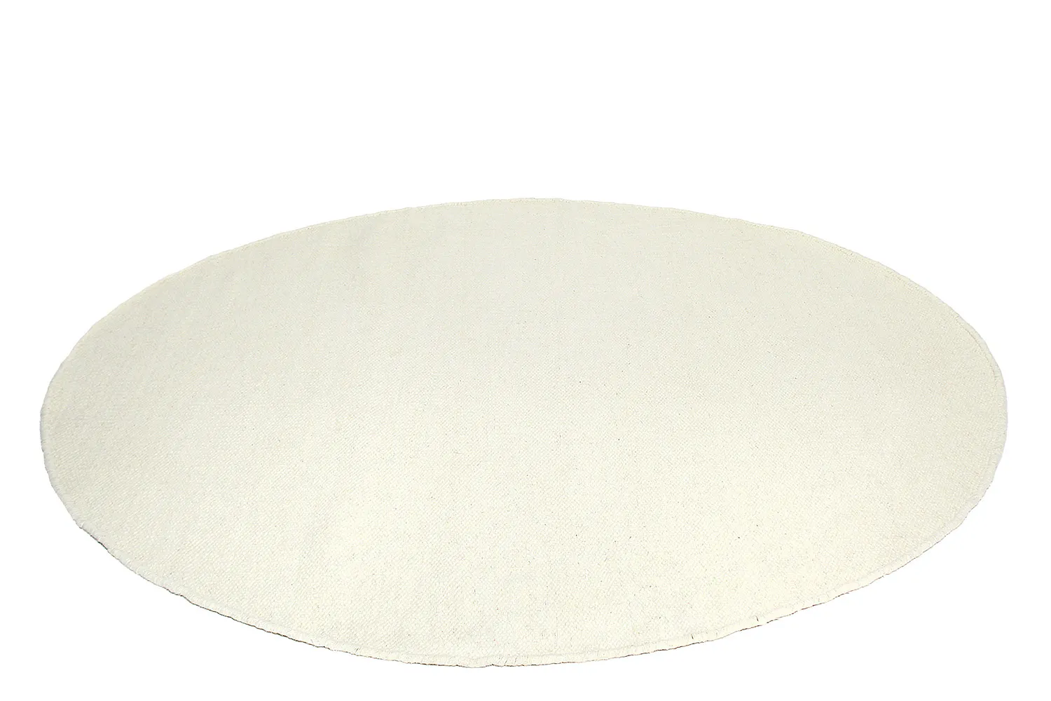 Tappeti rotondi - Dhurry (bianco)