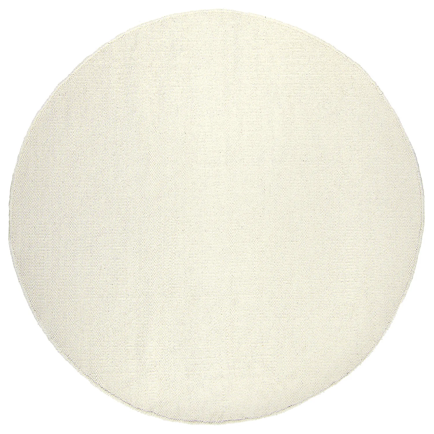 Tappeti rotondi - Dhurry (bianco)