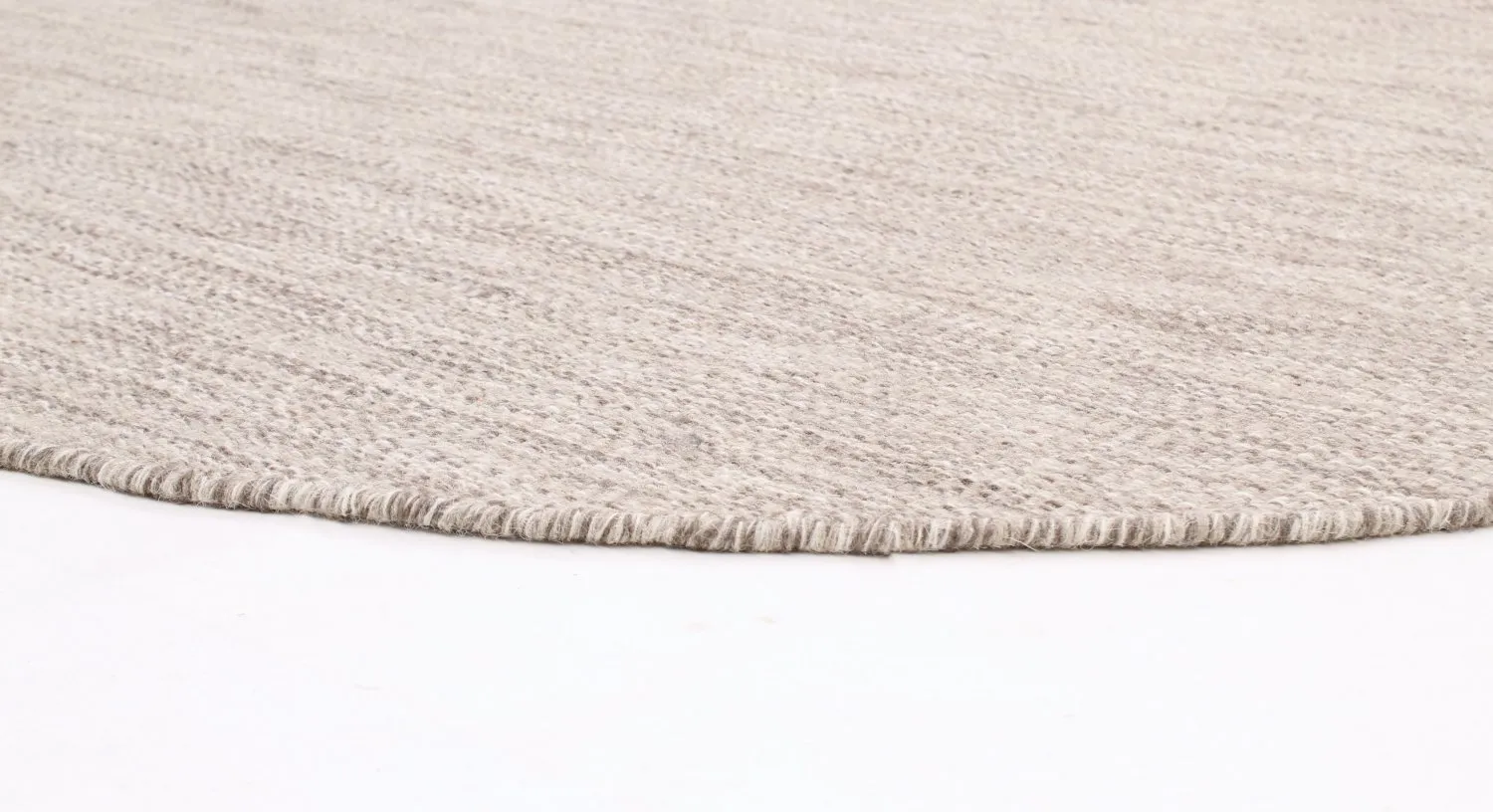 Tappeti rotondi - Dhurry (beige)