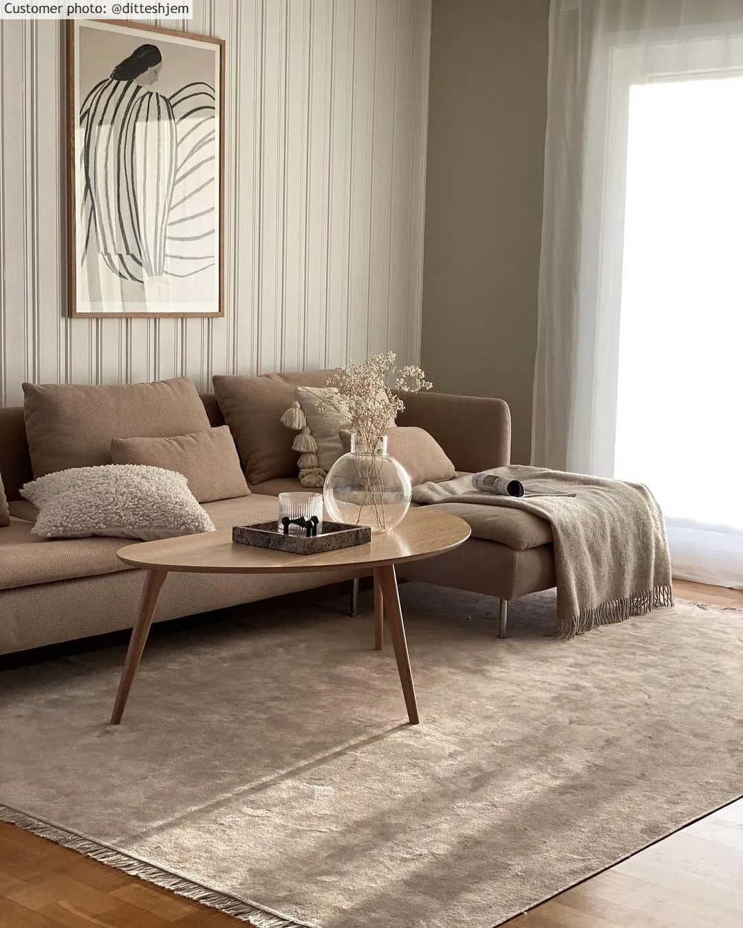 Tappeto Wilton - Art Silk (grigio chiaro/beige)