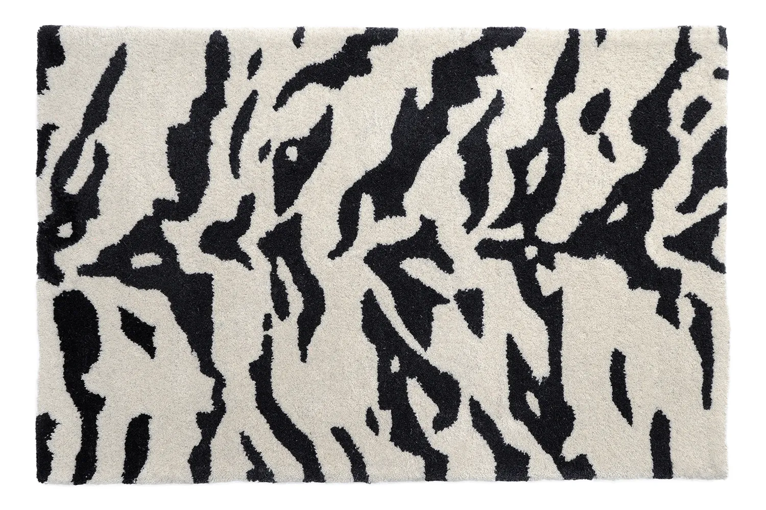 Zerbino - Zebra Tufted Wool Premium (bianco/nero)