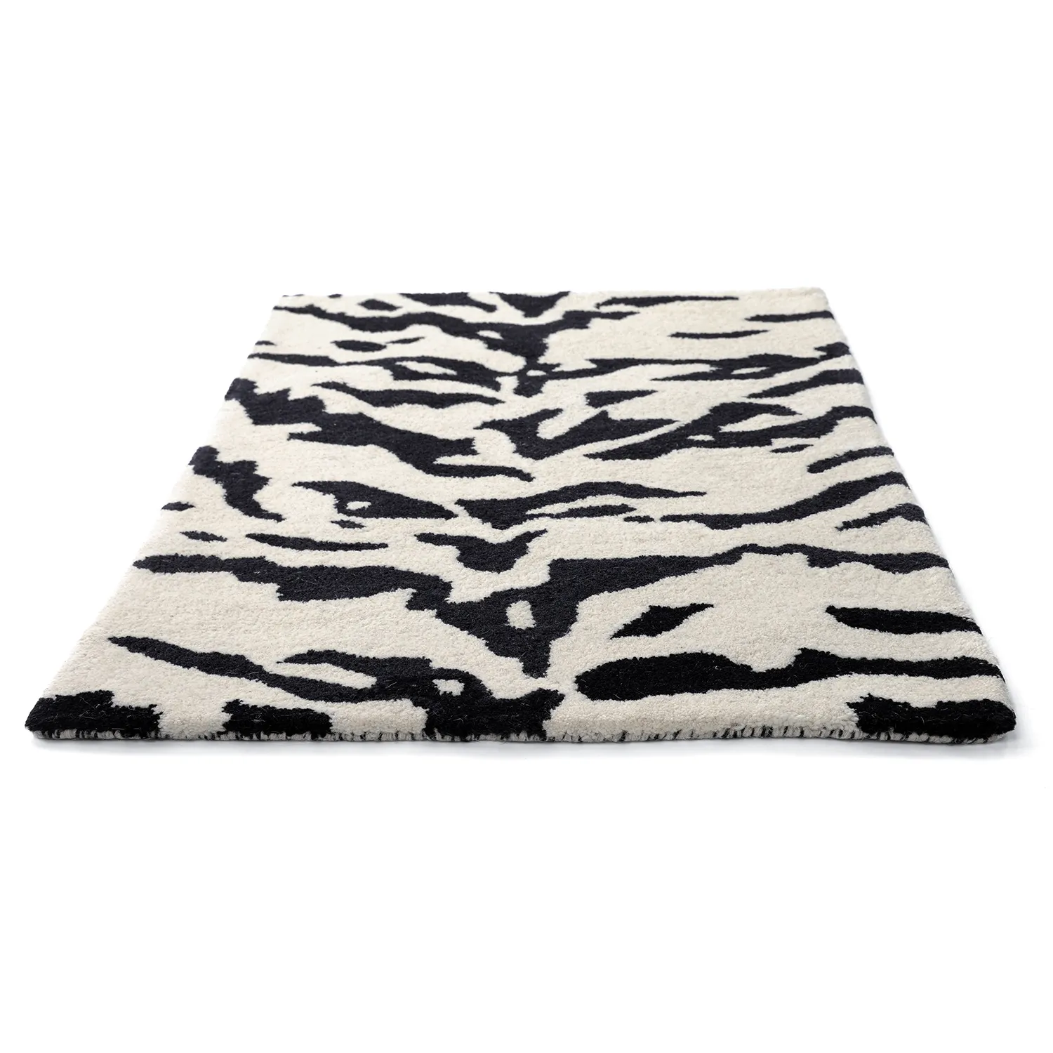 Zerbino - Zebra Tufted Wool Premium (bianco/nero)