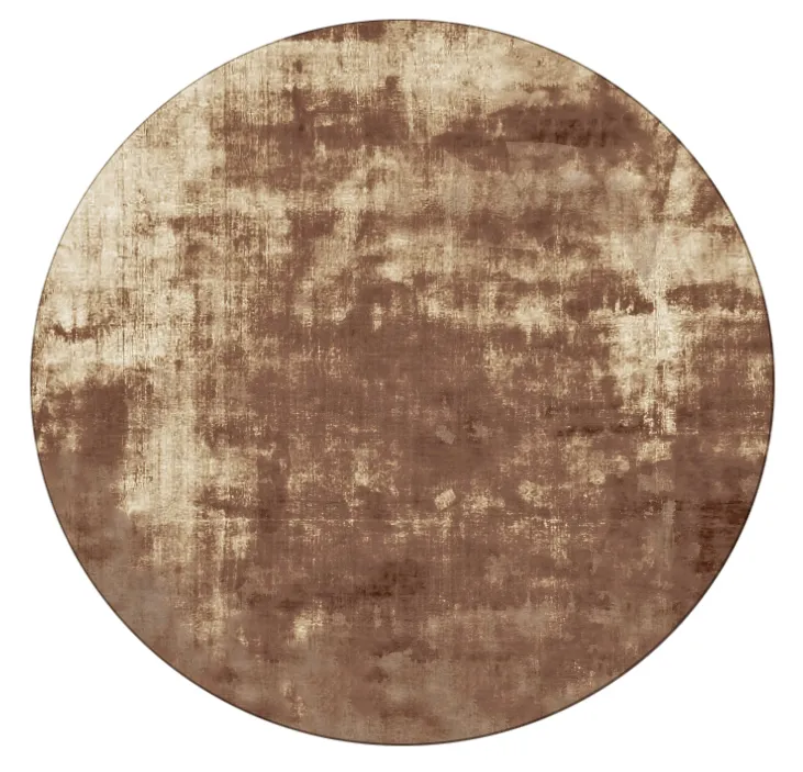 Tappeto rotondo - Jodhpur Special Luxury Edition (marrone)