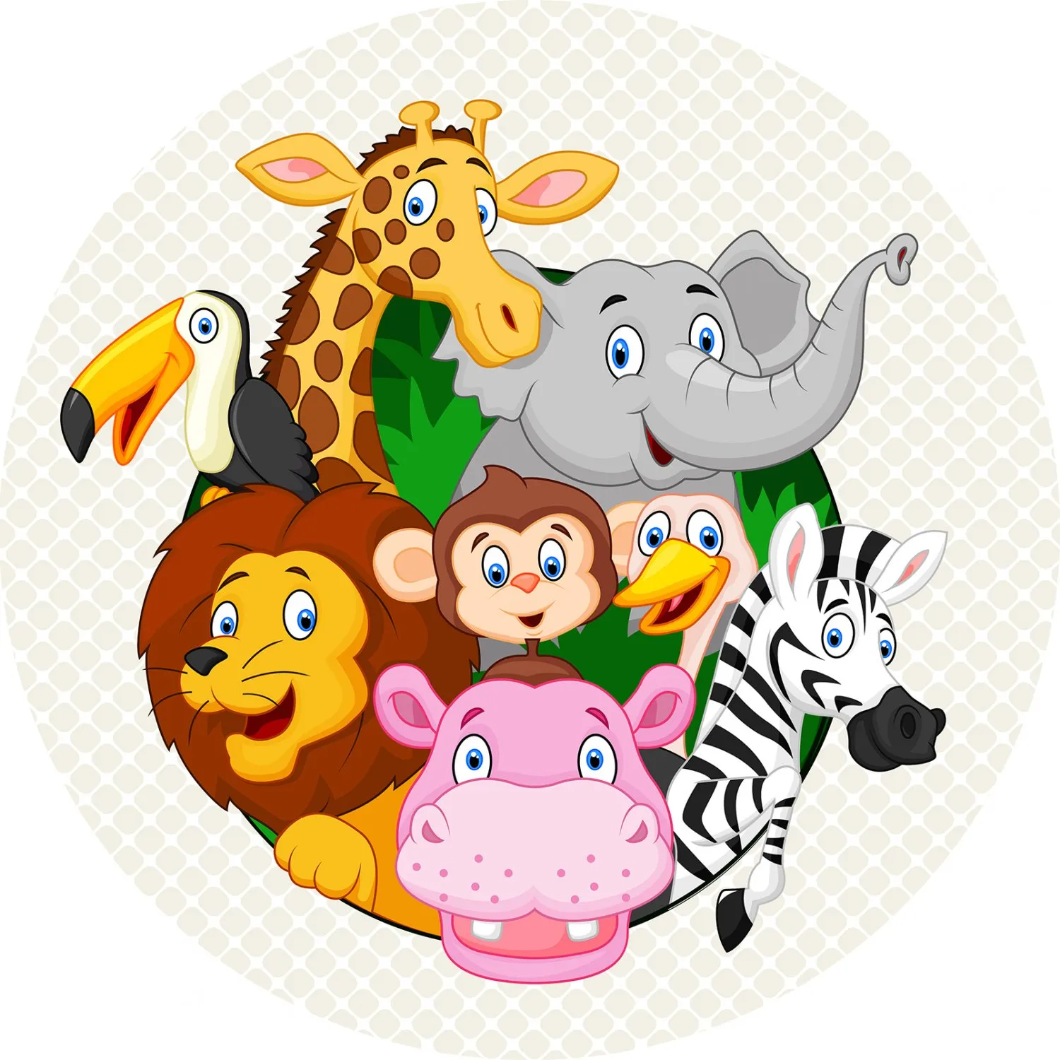 Tappeti per bambini - Exotic Animals (multi)