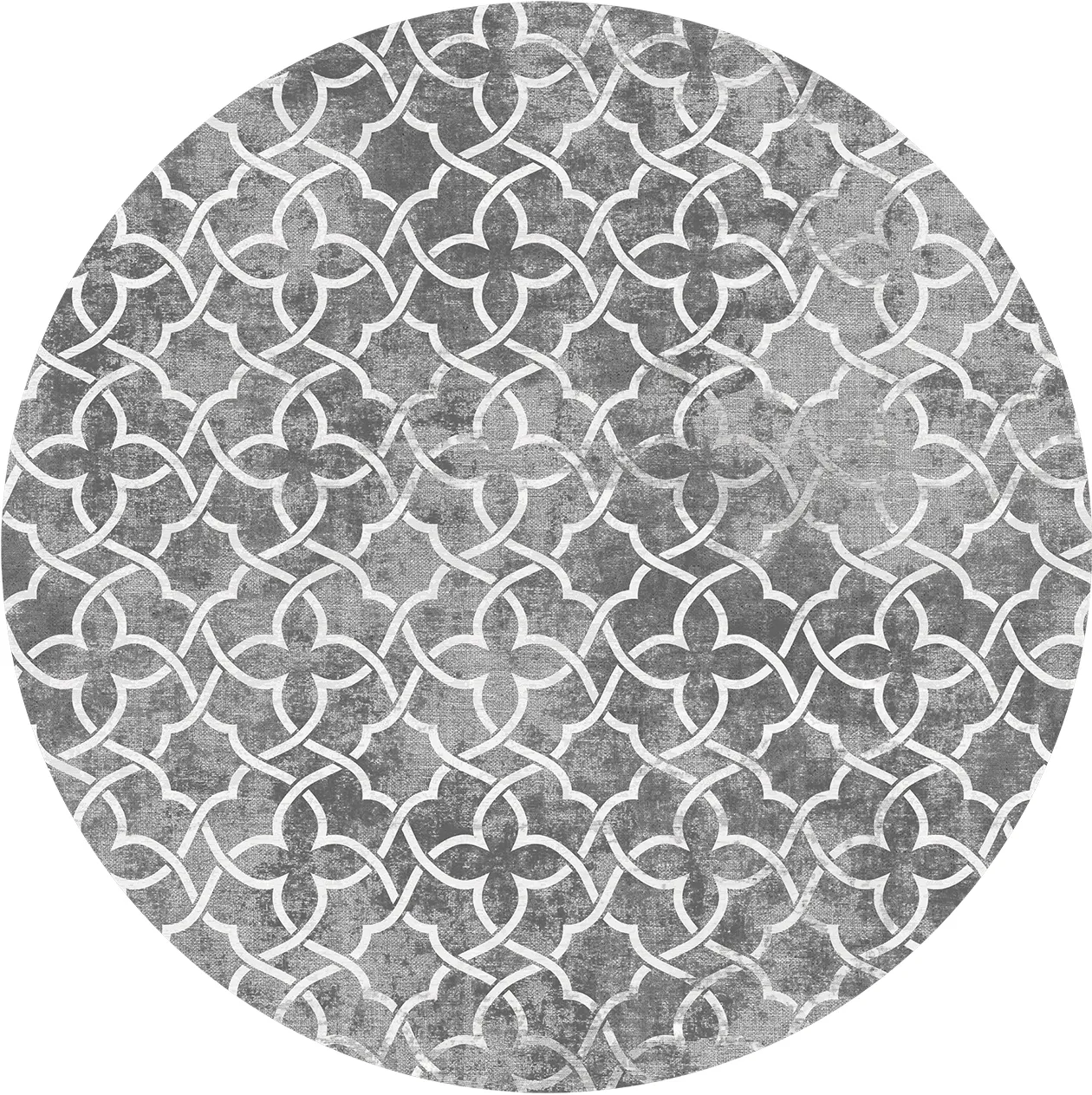 Tappeto rotondo - Draham (grigio)