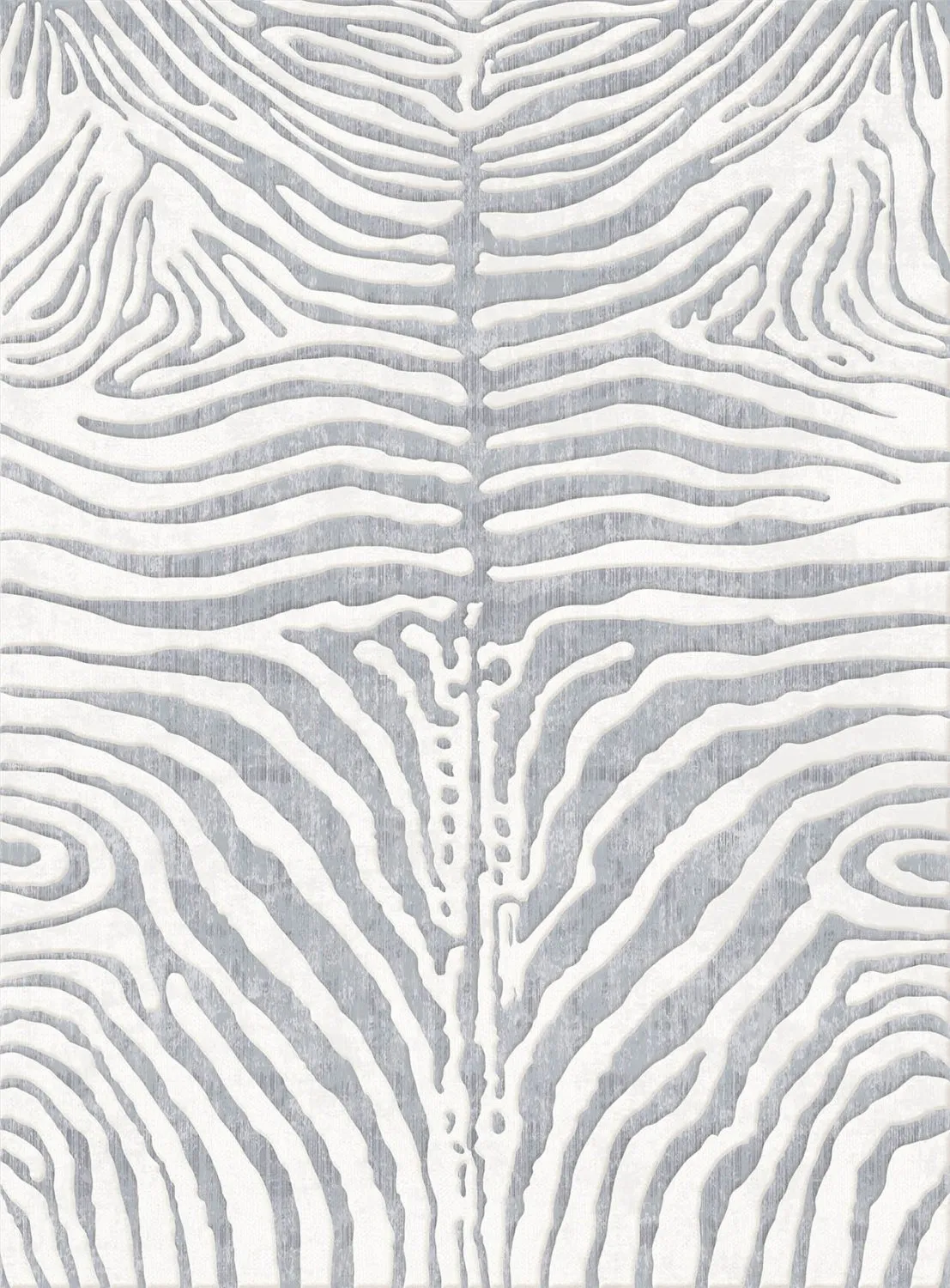 Tappeto Wilton - Zebra (grigio/bianco)