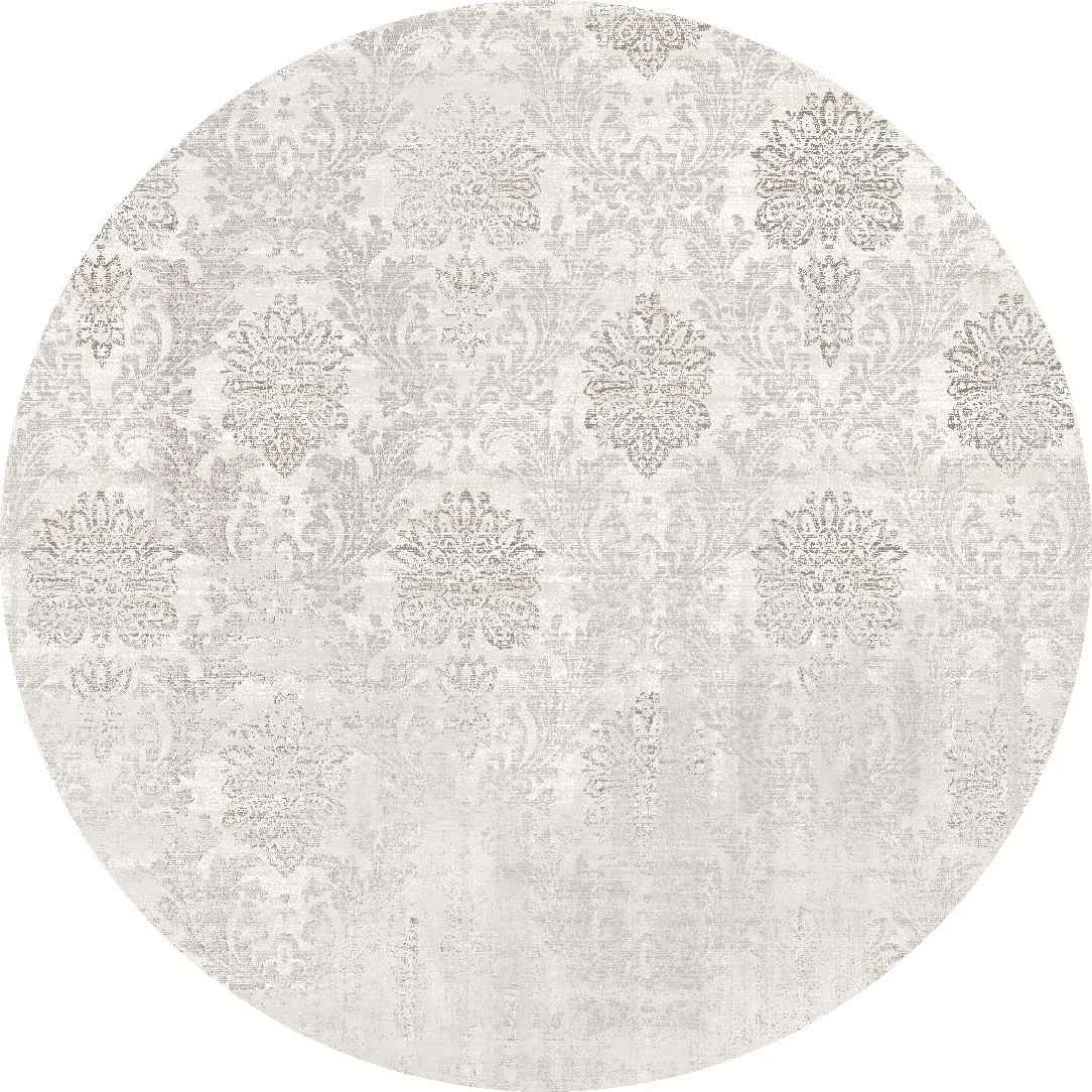 Tappeto rotondo - Abyar (grigio)