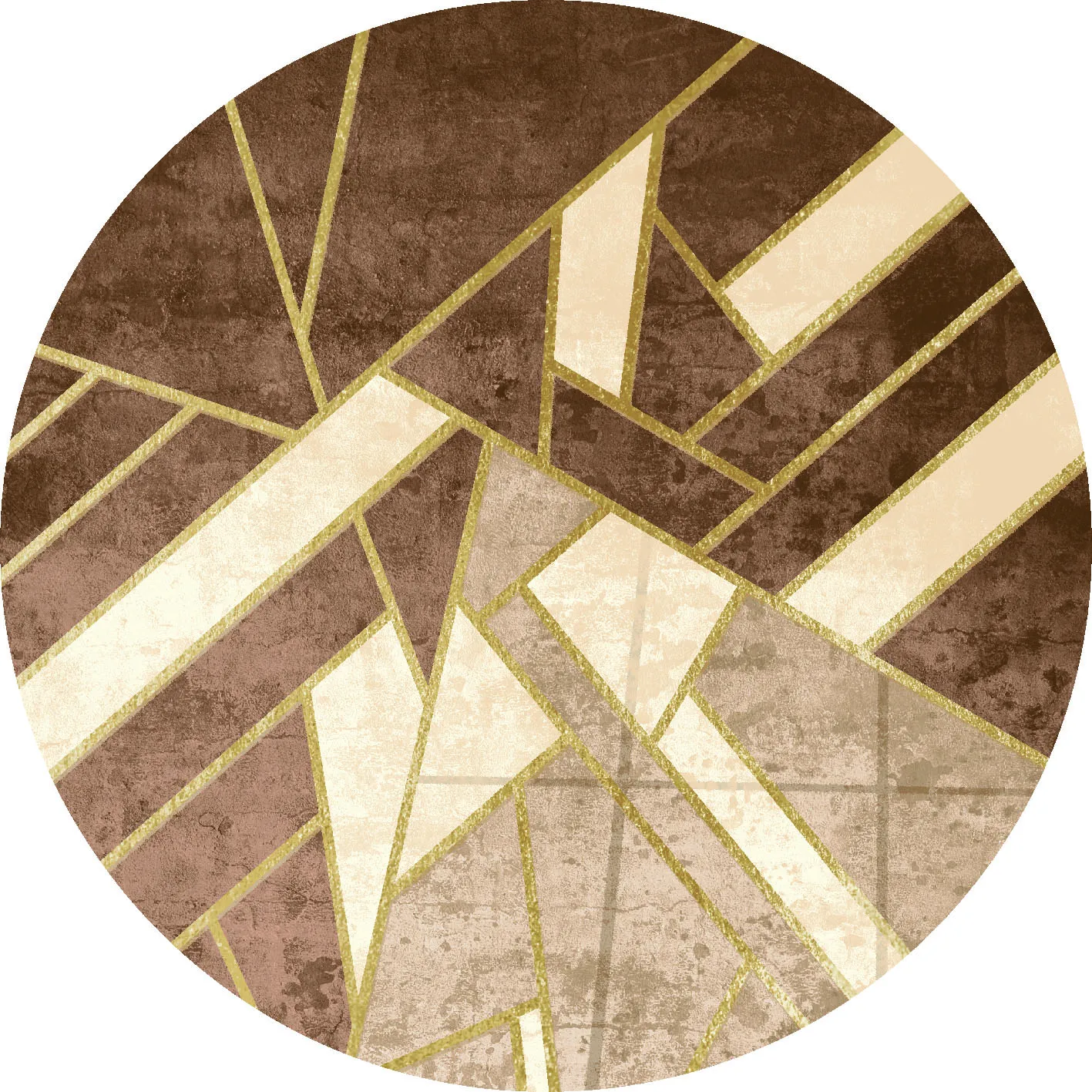 Tappeto rotondo - Amasra (beige)