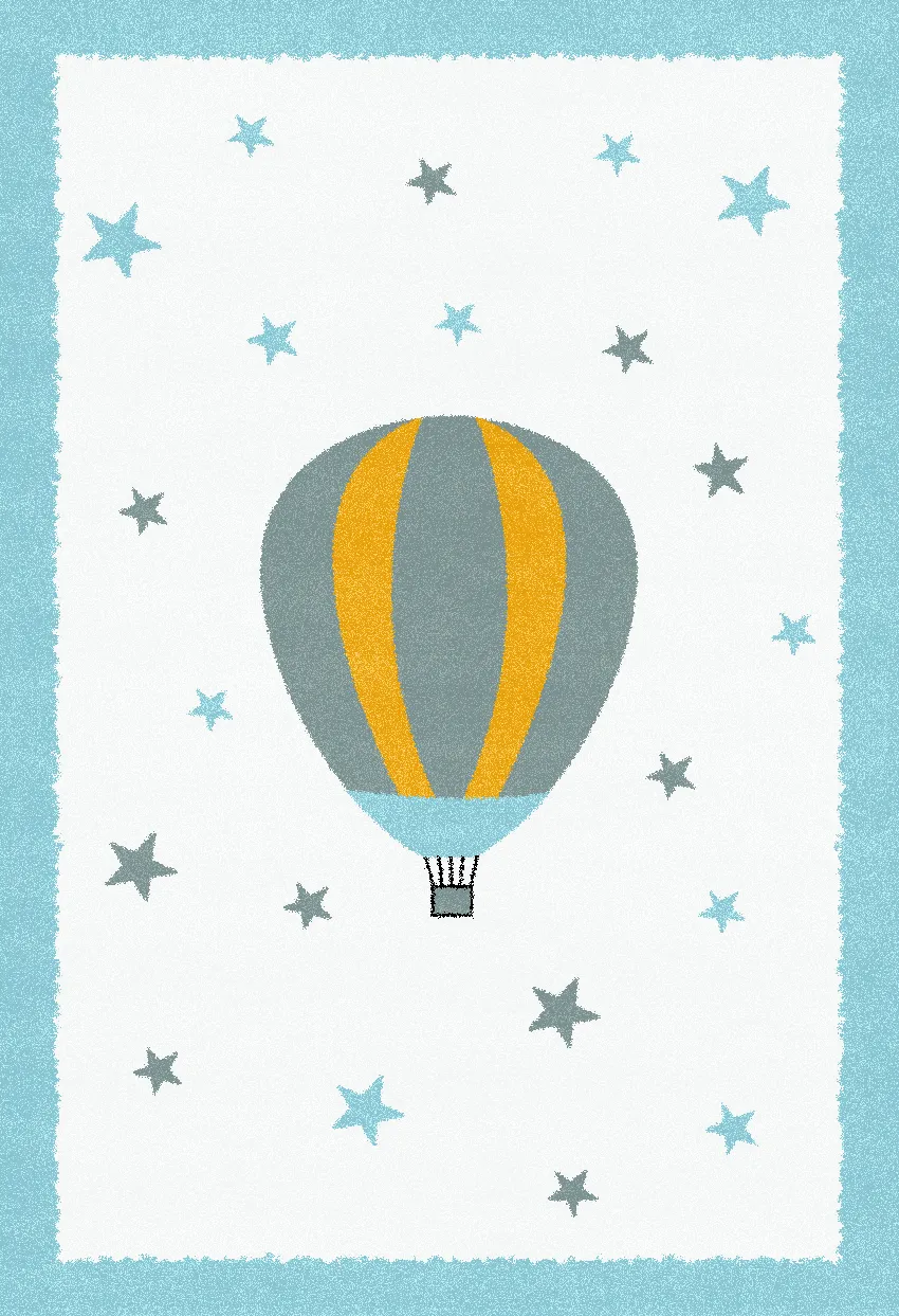 Tappeti per bambini - Alone Balloon (blu)