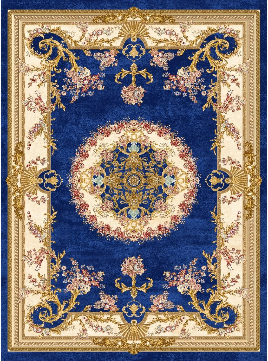 Tappeto Wilton - Marand (blu)