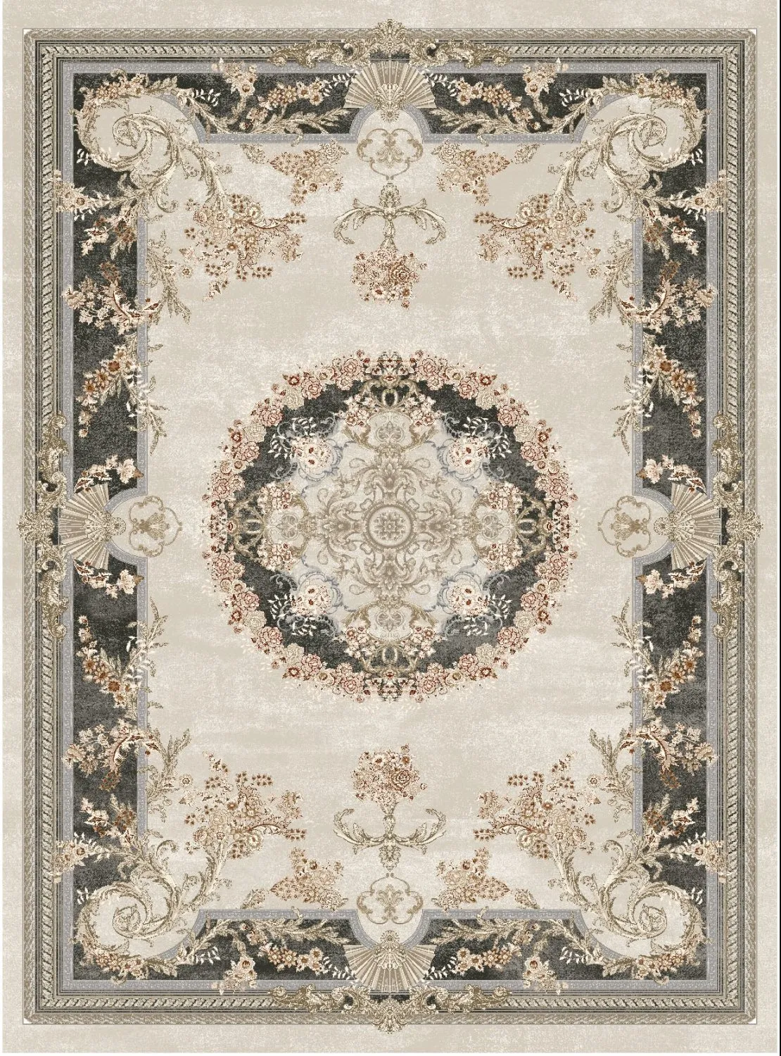 Tappeto Wilton - Marand (grigio/beige)