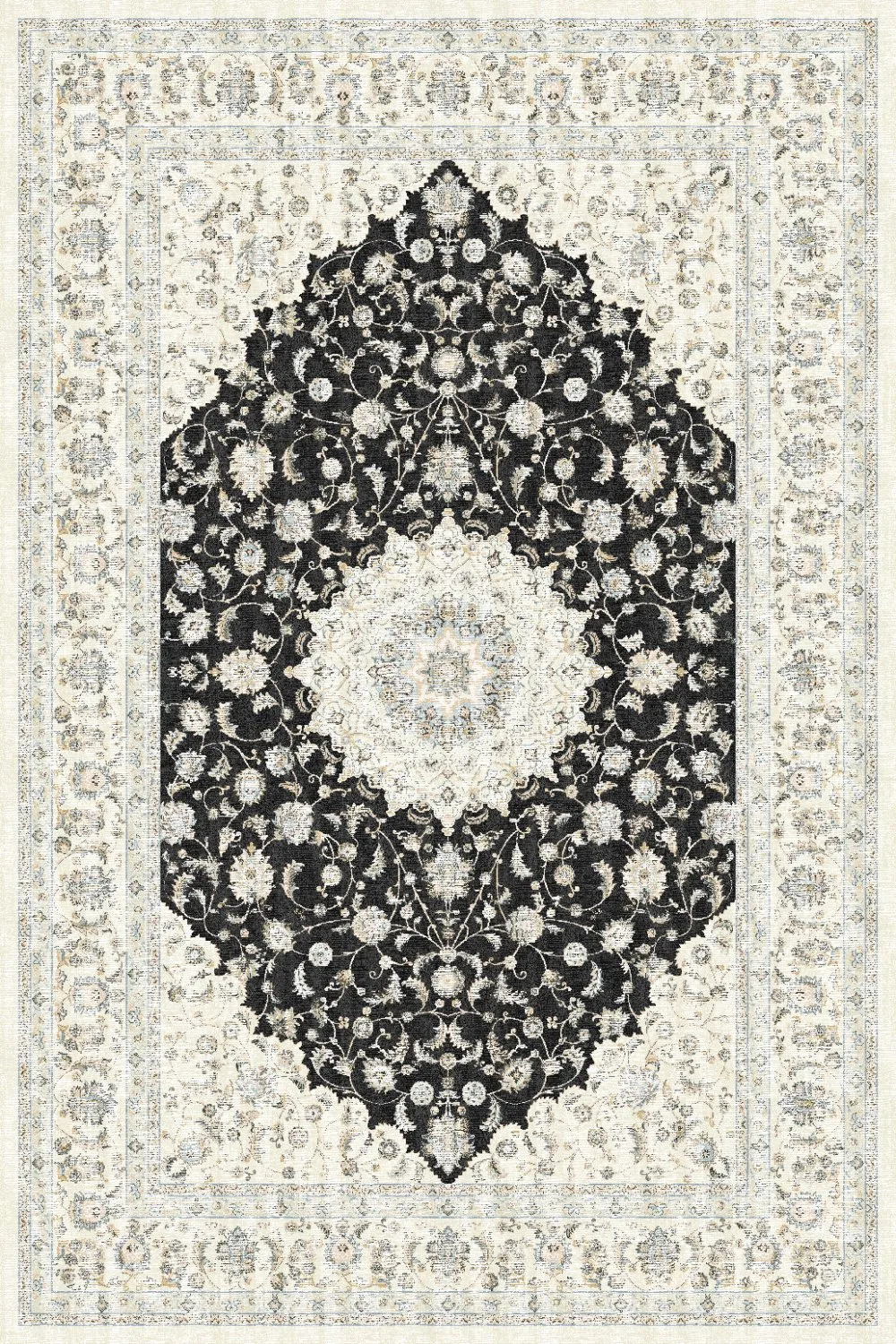 Tappeto Wilton - Arabella (nero)
