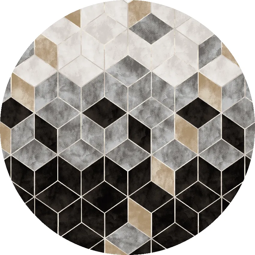 Tappeto rotondo - Brigooda (grigio)