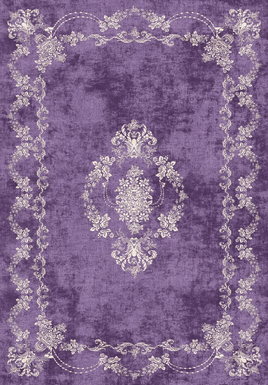 Tappeto Wilton - Taknis (viola)