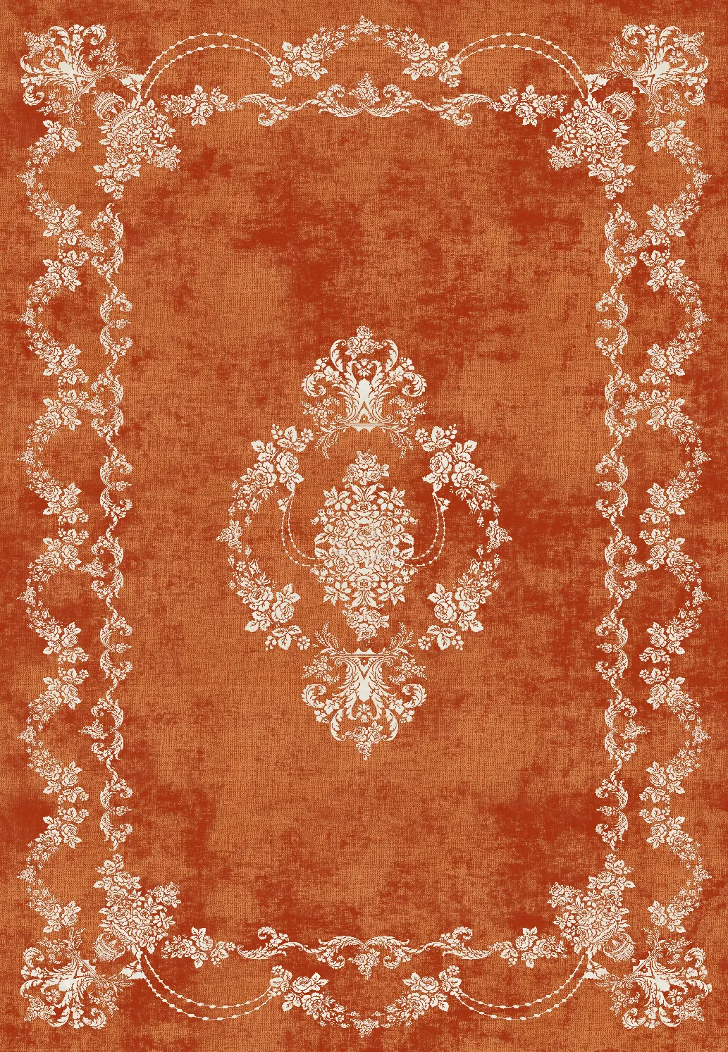 Tappeto Wilton - Taknis (terracotta)