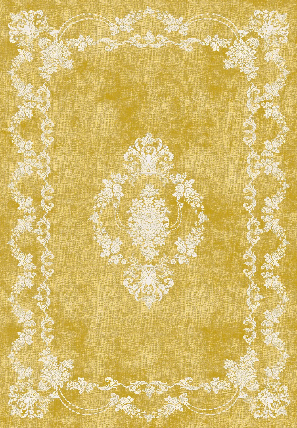 Tappeto Wilton - Taknis (giallo)