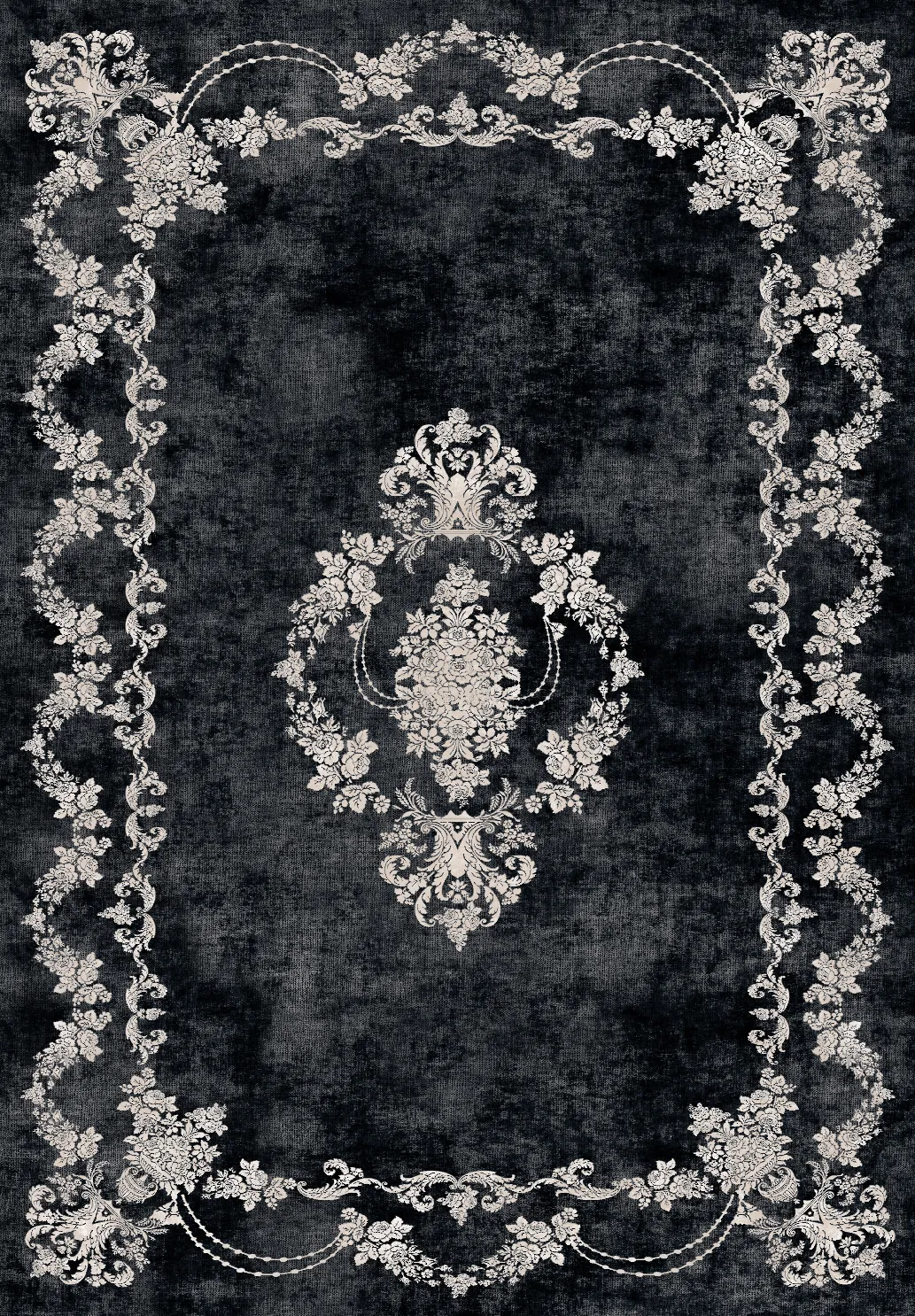 Tappeto Wilton - Taknis (nero)