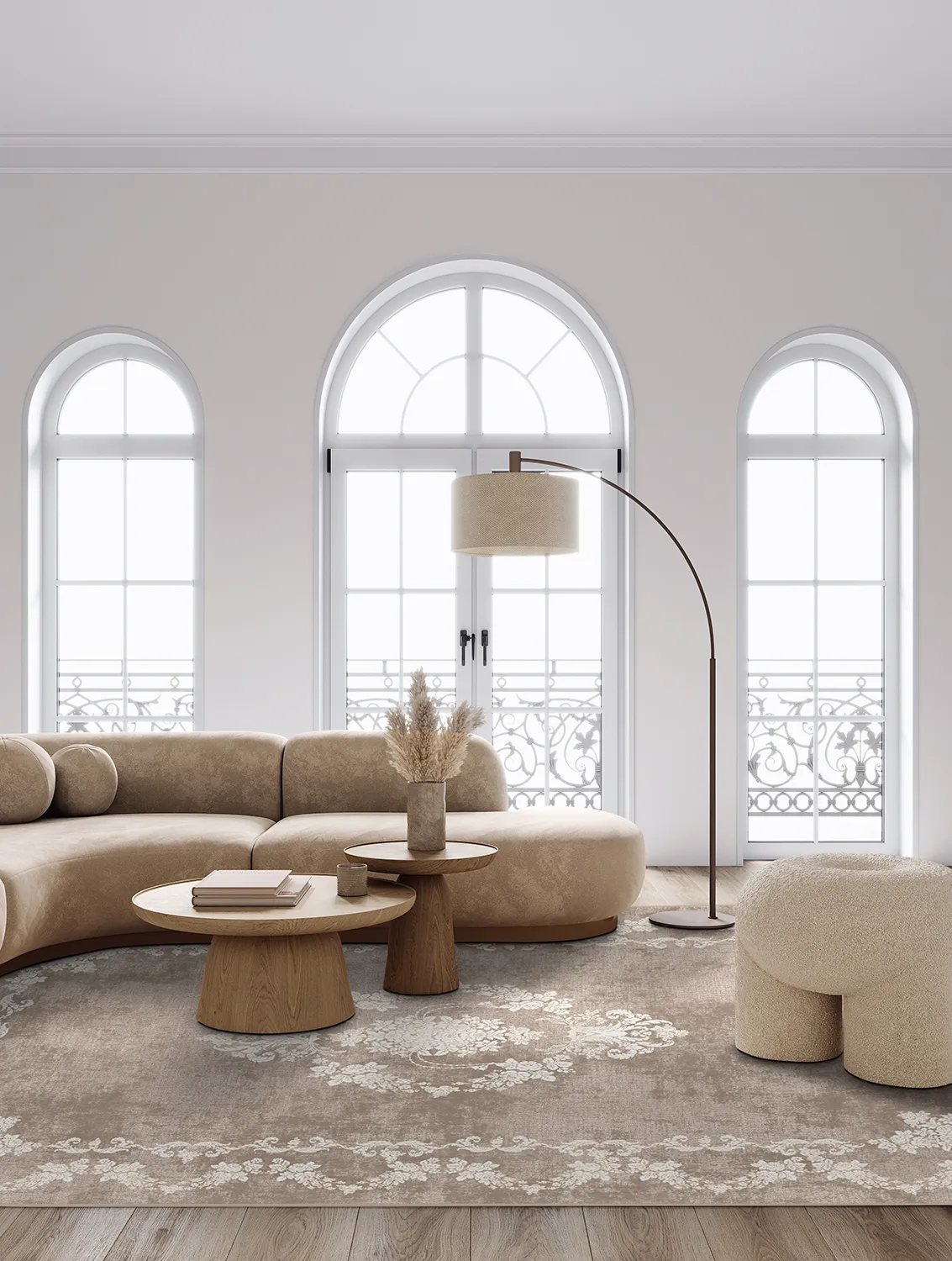 Tappeto Wilton - Taknis (taupe)