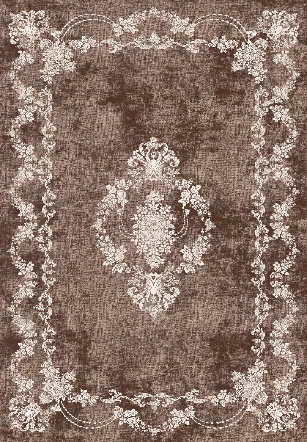 Tappeto Wilton - Taknis (marrone)