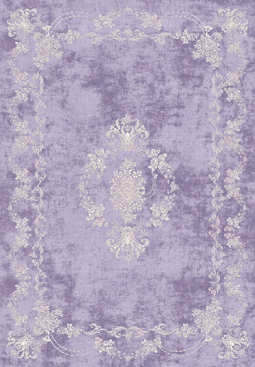 Tappeto Wilton - Taknis (viola chiaro)